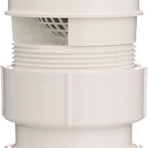 Oatey Sure-Vent 1-1/2 in.–2 in. 160 Branch, 24 Stack DFU Air Admittance Valve with White PVC Sch. 40 Adapter