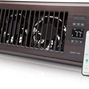 Super Quiet Register Booster Fan for 4" x 10" Register Holes, Smart Register Vent with Dual Intelligent Thermostat and WIFI App Control, Heating Cooling AC Vent Fan (ORB)